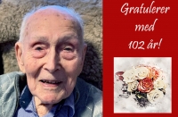 Vi gratulerer Aksel med 102-årsdagen