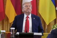 President Donald Trump i Det hvite hus mandag.