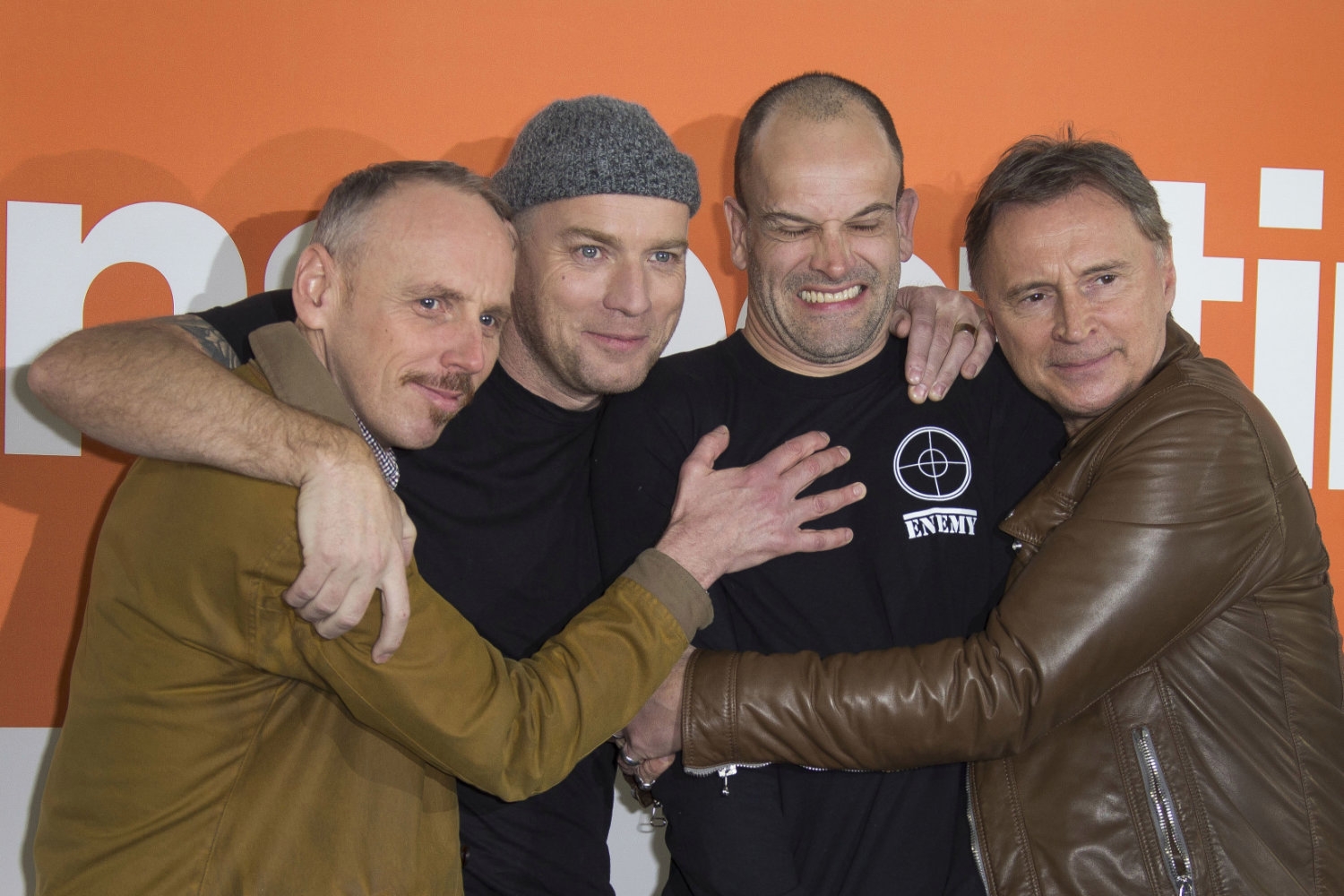 «Trainspotting»-skuespillerne Ewen Bremner, Ewan McGregor, Jonny Lee Miller og Robert Carlyle var også å se i «T2 Trainspotting» fra 2017. 