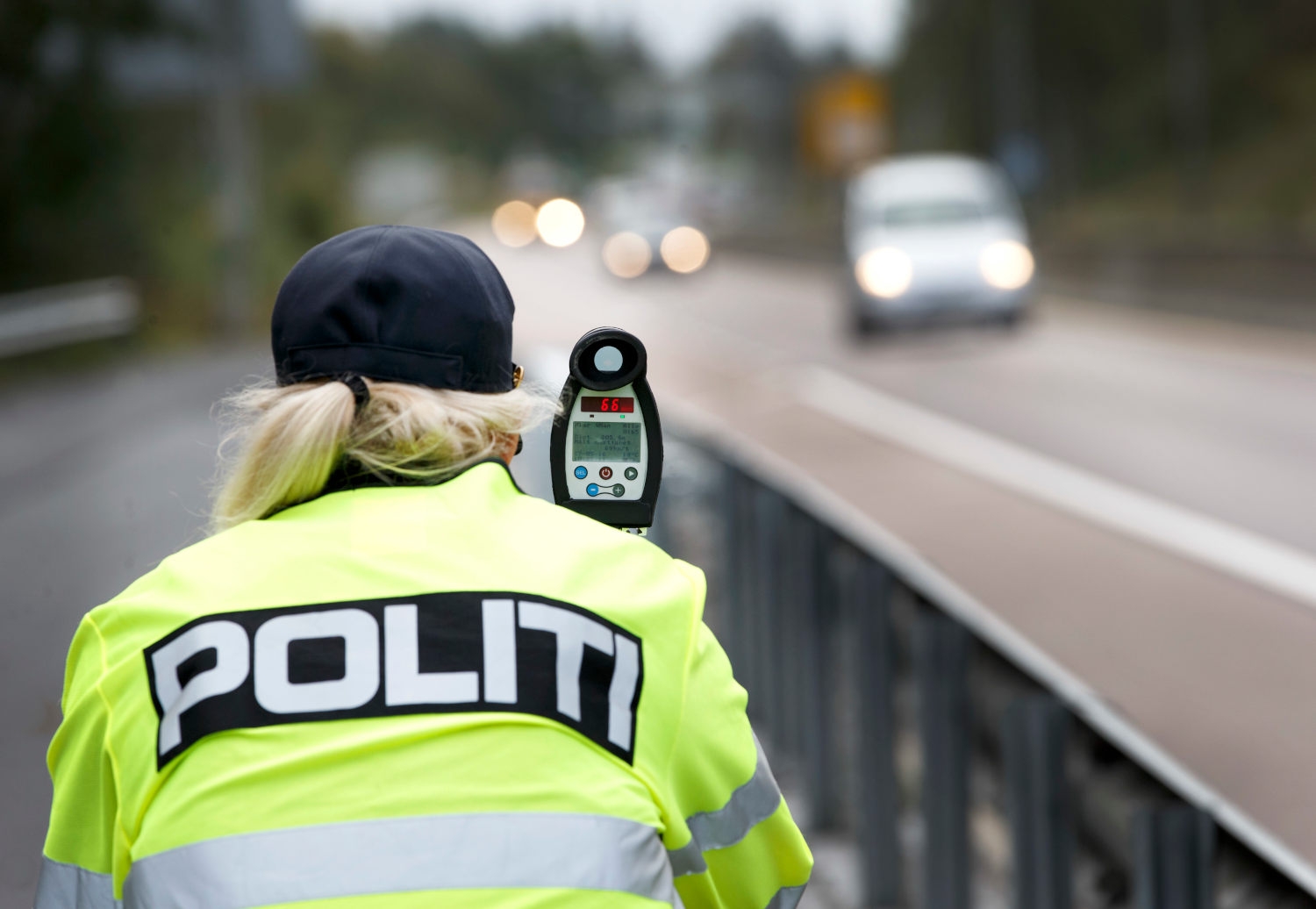 Fartskontrollen ble holdt mellom fredag klokka 21.15 og lørdag klokka 00.50 