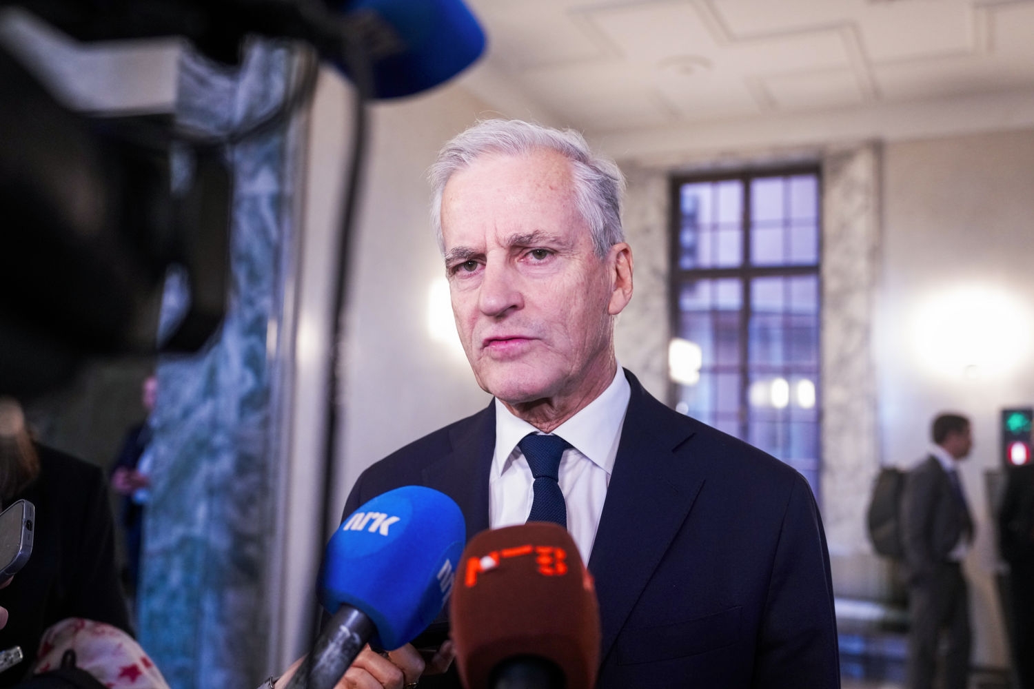Statsminister Jonas Gahr Støre etter praten med den russiske presidenten.