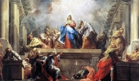 "Pentecost" by Jean Restout II (1692–1768).