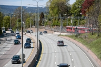 E18 ved Høvik i Bærum kommune.