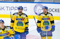 Storhamars Christian Larrivée (t.v.) straffes av hockeyforbundet.