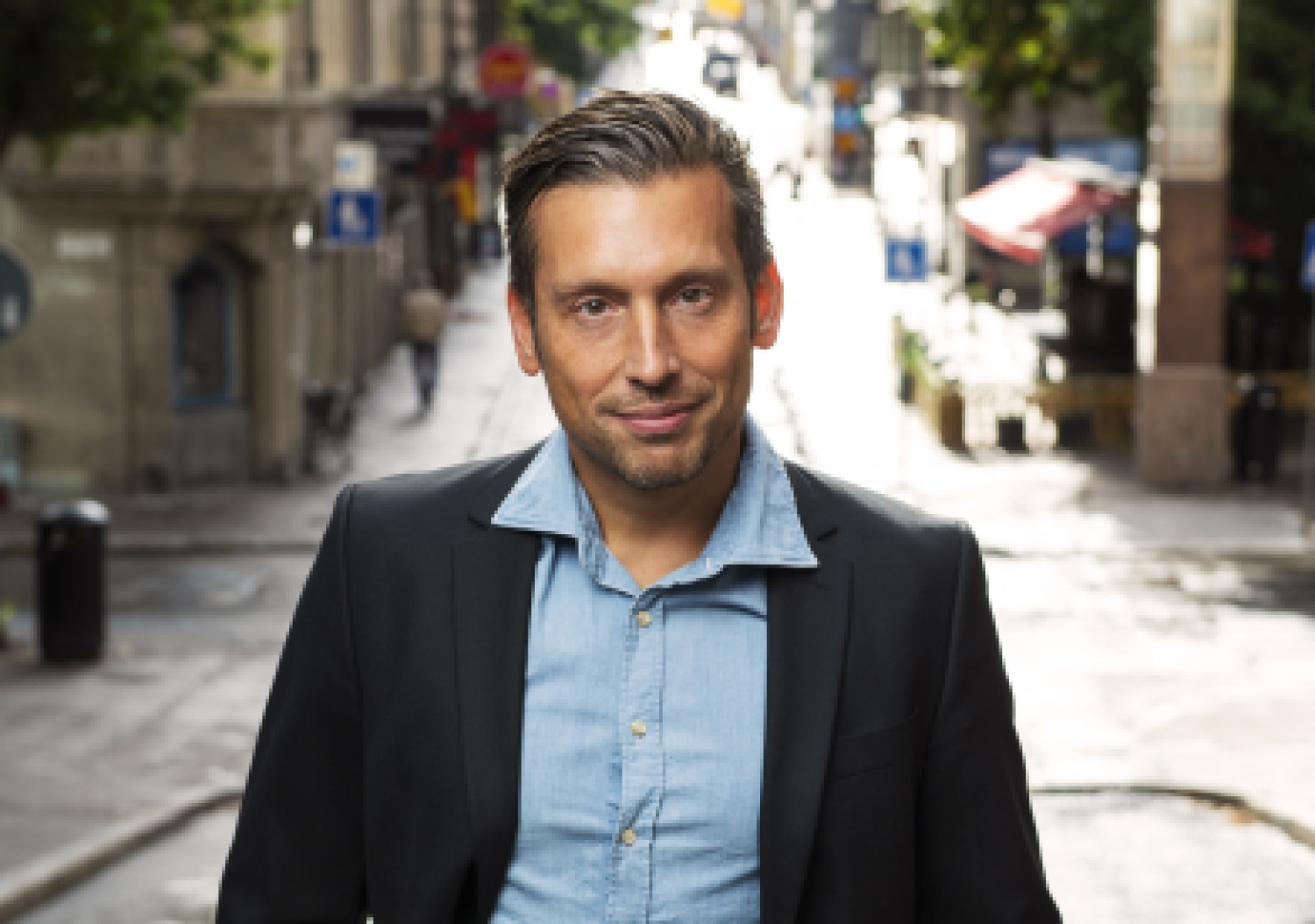 Daniel Sonesson, partiledare Medborgerlig Samling